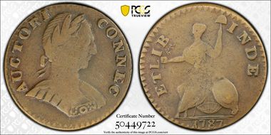 1787 CT 1/2P Small Head Right, ''ET LIB'' VF30BN