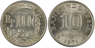 1971 10 Rup F.A.O. MS65