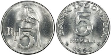 1970 5 Rup MS64