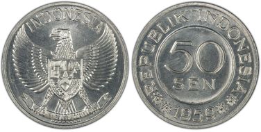 1959 50 Sen MS65