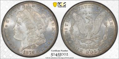 1879-S $1 MS67
