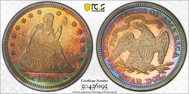 1873 25C Arrows PR66