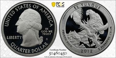 2012-S 25C El Yunque NP - Silver PR69DCAM