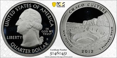 2012-S 25C Chaco Culture NP- Silver PR69DCAM