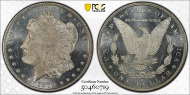 1879-S $1 MS64DMPL
