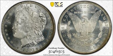 1880-S $1 MS67