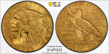 1927 $2.50 MS64+