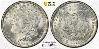 1890-O $1 MS65+