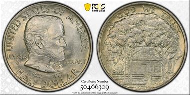 1922 50C Grant MS65