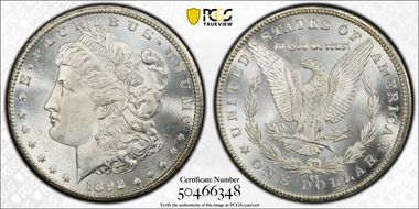 1892-CC $1 MS63