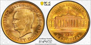 1917 G$1 McKinley MS67