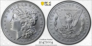 2024 $1 Morgan Dollar First Strike MS70
