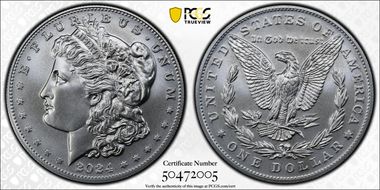 2024 $1 Morgan Dollar First Strike MS70