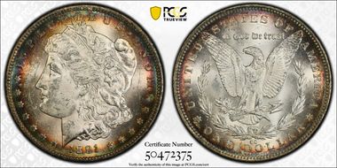 1891-CC $1 MS62