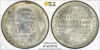1950 50C Booker T. Washington MS67+
