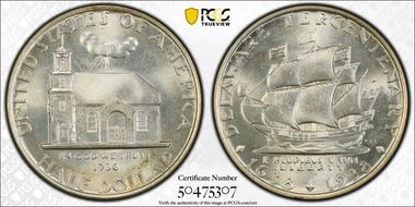 1936 50C Delaware MS67