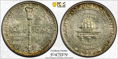 1936 50C Norfolk MS67+ 