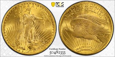 1926-S $20 MS62