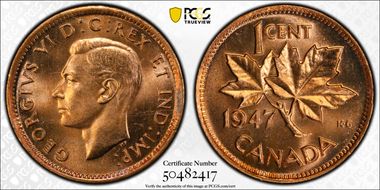 1947 1C MS66RD