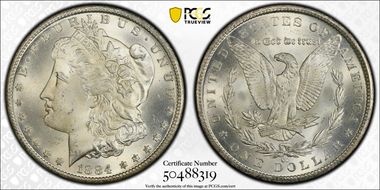 1884-CC $1 MS66