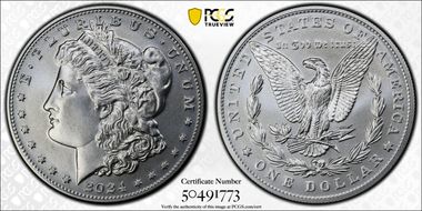 2024 $1 Morgan Dollar First Strike MS70