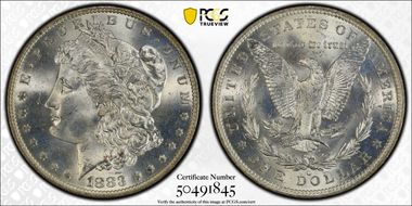 1883-O $1 MS66+