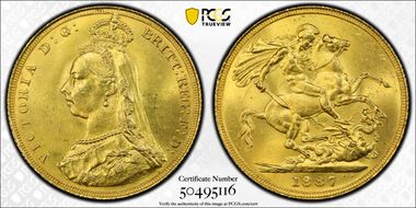 1887 Sov S-3866 Angled J MS63