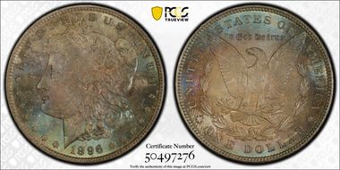 1896 $1 MS64