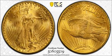 1924 $20 MS66