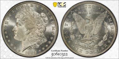 1884 $1 MS67