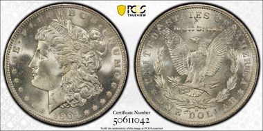 1904-O $1 MS66
