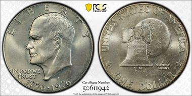 1976-D $1 Type 1 MS65+ 