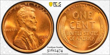 1950-D 1C MS66RD