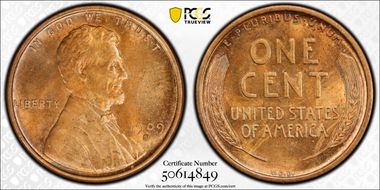 1909-S VDB 1C MS62BN