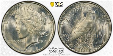 1922-D $1 MS66+ 