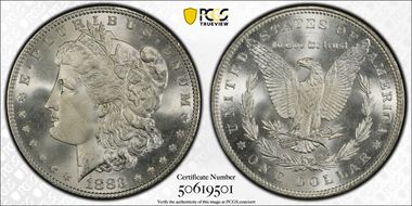 1883 $1 MS67+
