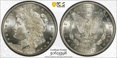 1886-S $1 MS66+