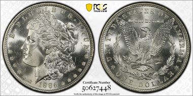 1886 $1 MS67
