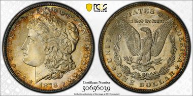 1878-S $1 MS65
