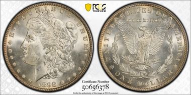 1898 $1 MS66
