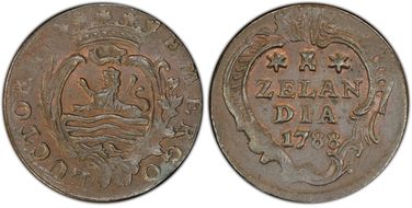 1788 Duit MS63BN