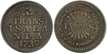 1739 Stuiver KM-87 Ag Piedfort MS62