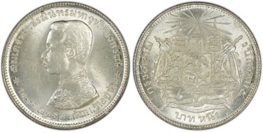 (1876-1900) Baht Y-34 DDR MS65