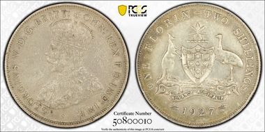 1927(m) Florin AU53