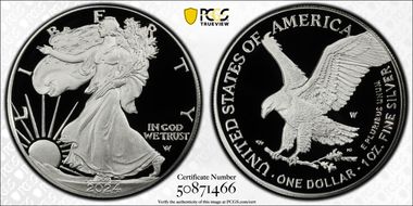 2024-W  $1 Silver Eagle PR70DCAM