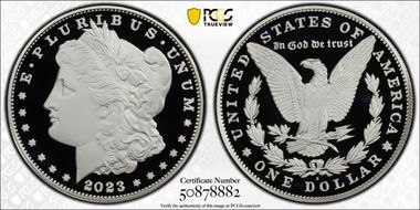 2023-S $1 Morgan Dollar PR70DCAM