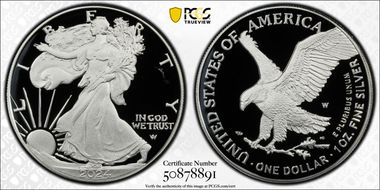 2024-W  $1 Silver Eagle PR68DCAM