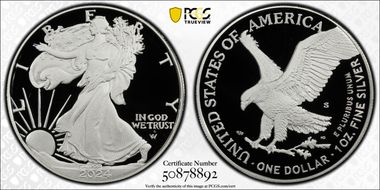 2024-S $1 Silver Eagle PR70DCAM