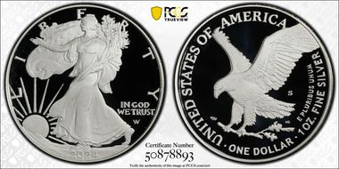 2024-S $1 Silver Eagle PR70DCAM
