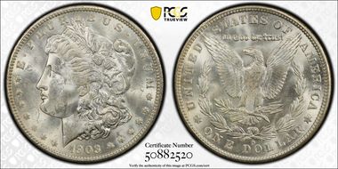 1903-O $1 MS62